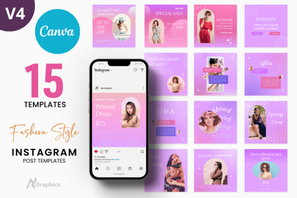 15 Dark Fashion Instagram Post Templates for Bold Brands