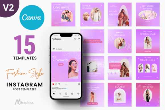 15 Fashion Edit Instagram Post Templates for Your Brand