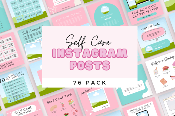 76 Self-Care Canva Templates: Your Visual Wellness Toolkit
