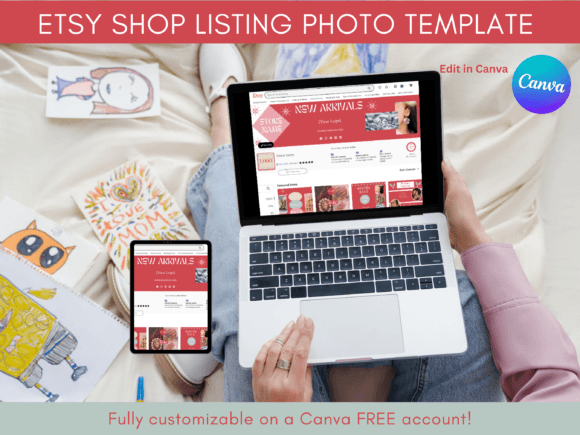 Elevate Your Etsy Branding with Minimalist Canva Templates