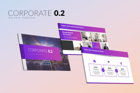 Elevate Your Slides with Corporate 0.2 Keynote Templates
