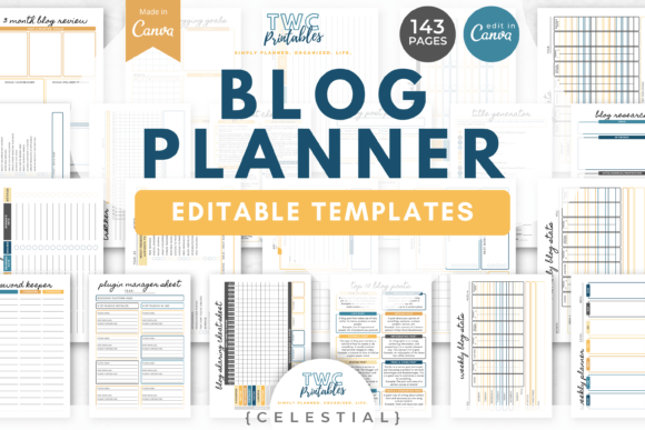 Master Your Content Strategy with the CELESTIAL Blog Planner