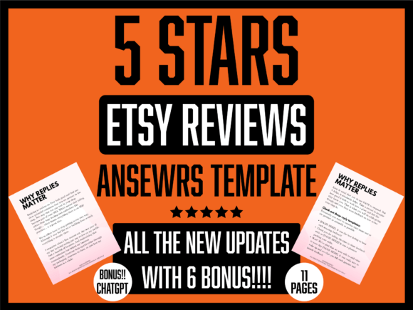 Mastering Etsy 5 Stars Reviews Responses Templates