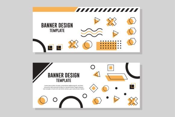 Modernize Your Brand with Abstract Geometric Banner Templates