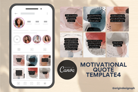 Revitalize Your Feed with Canva Templates Motivational Quote4