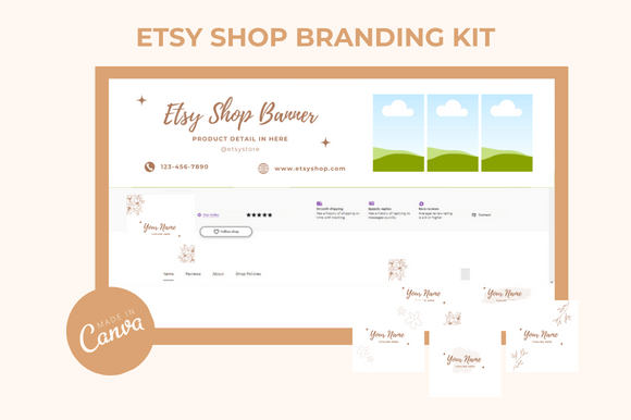 Streamline Your Etsy Shop with Professional Canva Templates