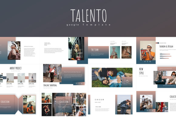 Talento Google Slide Templates: Crafting Polished Presentations