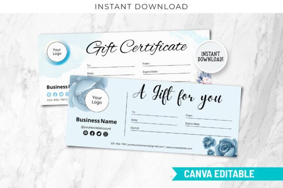 Teal Tiffany Gift Certificate Templates: A Fresh Take on Professional Gifting